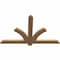 Ekena Millwork Redmond Smooth Timber Gable Bracket, Western Red Cedar, 48"W x 30"H x 1 1/2"D x 3 1/2"F, 15/12 Pitch GBW048X30X0204RED00SWR - alternate 2